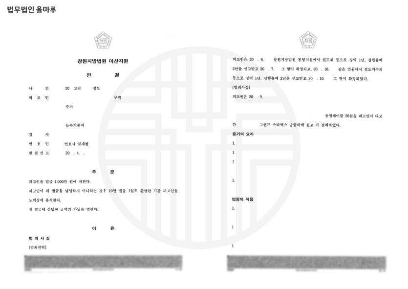 [부산형사전문변호사] 집행유예 기간 중 재범 / 의뢰인 변호 성공 사례